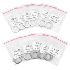 1/2 x 28 Barrel Shim Kit for Muzzle Brake Alignment Set .223/5.56mm (44 Pack,…