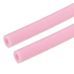 2pcs 1/3″ ID 3.3FT Pipe Insulation Foam Tube 0.63″ OD Tubing Cover Pink