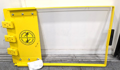 FABENCO Self Closing Rail Safety Gate 36" – 42" Powder Coated Steel G