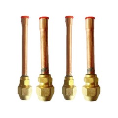 SAE 1/4″ 3/8″ Flare Connector Copper Tube Brass Pipe Fitting Connector 2PCS