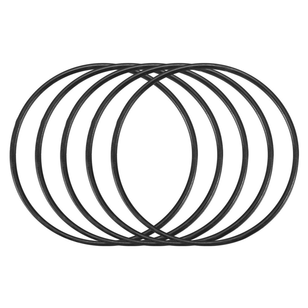 30Pcs Black 53 x 2mm Industrial Flexible Rubber O Ring Oil Sealing Grommets