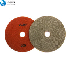 5″4Pcs Electroplated Diamond Polishing Pads Sanding Disc Grinding Wet for Stone