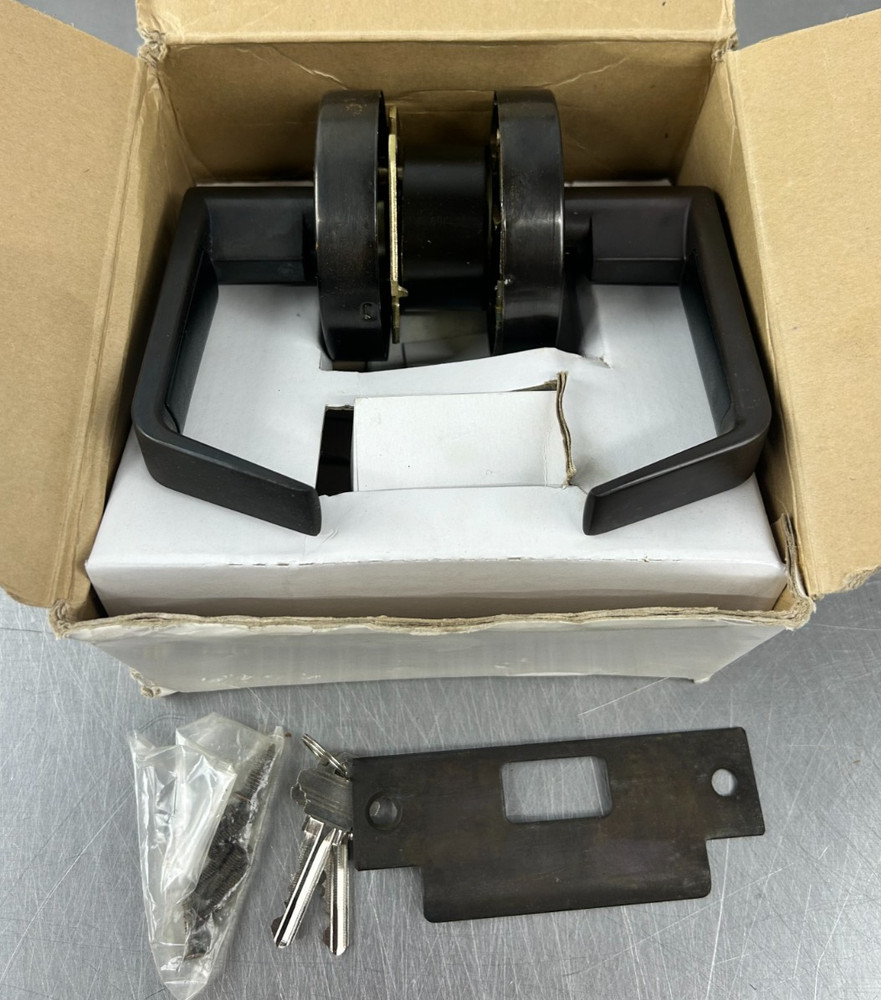ANSI Lever Handle Lockset DX-LSV53-R Entrance US10B Oil Rubbed Bronze NEW