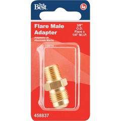 Do it 3/8 In. x 1/4 In. Brass Male Flare Adapter 458837 SIM Supply, Inc. 458837
