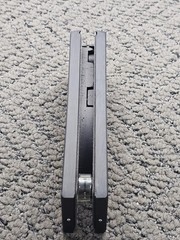 CRL AMR201MBL Matte Black Top or Bottom Patch Fitting Less Insert