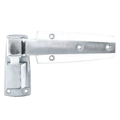 Component Hardware W60-1000 Butt Hinge, Zinc, Flush Mounting, Polished Chrome