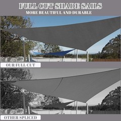 Cool Area Sun Shade Sail 8x10FT Rectangle Shade Canopy Outdoor Shade Cover fo…