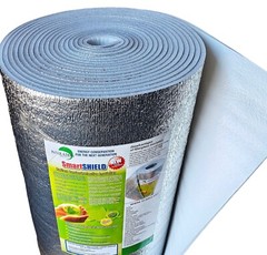 SmartSHIELD Pro 20mm Thick Foil Insulation Roll 48″ x 25ft FOIL – WHITE