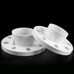 PVC Floor Flange Pipe Fitting White Wall Mount Fittings Solvent Weld 20mm~200mm