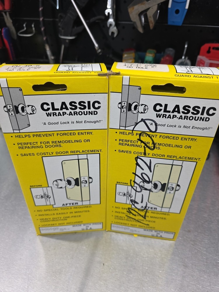 DON Jo CW-40-S WRAP-AROUND Security PLATE, 2 Pack