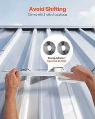 VEVOR Foam Closure Strips Metal Roof Inside EVA Foam Closure Strip (20 Pieces)