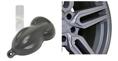 DYC 4 pack Nardo Grey HyperDip Peelable Paint Spray Aerosol Cans Wheel Kit
