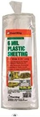 10′ x 25′ Clear Polyethylene Sheeting – Heavy-Duty Waterproof Cover