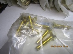 5/16″-18 x 1-1/4″ Slotted Drive Flat Head Brass Machine Screw QTY 10