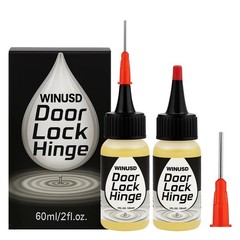 2oz Lock Lube for Keyhole Door Hinge Lubricant Needle Oiler for Bicycles, Zipper