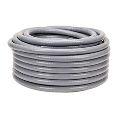 100′ feet Liquid Tight Sealtight NON METAL Flexible Conduit 1/2″ PVC UL LISTED
