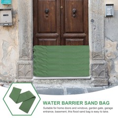 Reusable Canvas Flood Sandbags for Home Flood Protection Durable Green Barrier