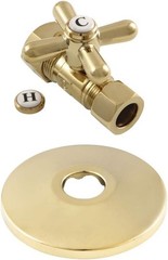 Kingston Brass CC4415.XK 2-1/8″H Quarter Turn Straight Stop Valve – Brass