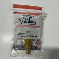 Sharkbite 1/2In Pex Barb X 3/4In Dzr Washing Machine Valve