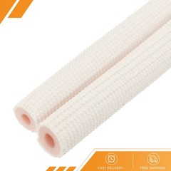 Pipe Insulation Foam Tube Heat Preservation for 1/4″ 3/8″ OD 9.84 Ft White/Pink