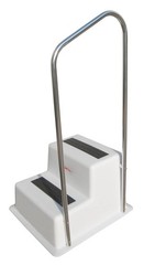 TAYLOR MADE PRODUCTS Stepsafe Double Dock Step Tread Steps, Silver