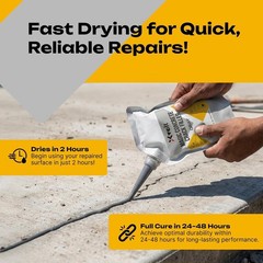 Concrete Crack Filler – Self-Leveling Sealant for Cement Concrete Hole Slab R…