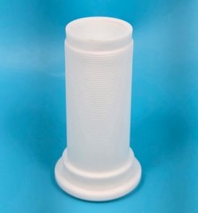 White Plastic Threaded Flanged Bushing Lot ~170 pcs Bulk