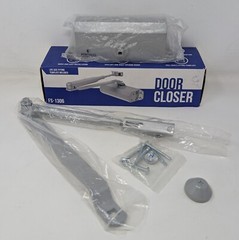 Fortress FS-1306 Commercial Automatic Adjustable Silver Hydraulic Door Closer