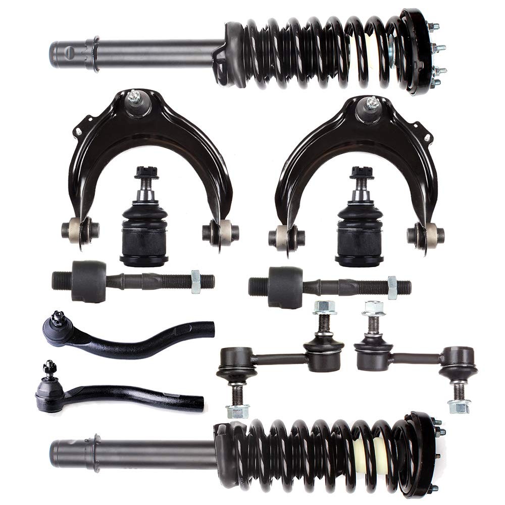 Honda Accord 2003-2007 Front Strut Suspension Kit Control Arm Shock 12pcs 172123