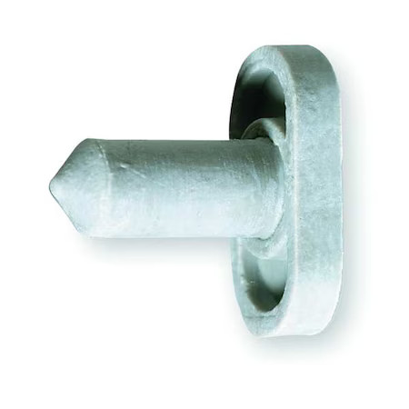Rockwood 609.Gray Door Silencer, Rubber, Gray, 3/4″H X 3/8″W, Pk.100