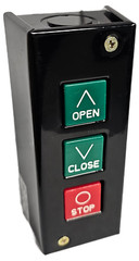 MMTC PBS 3 Commercial Garage Door Opener 3 Button Wall Mount Control Station Ent