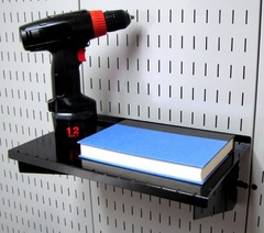 Wall Control Kt-400-Wrk B Slotted Tool Board Workstation Accessory Kit For Wall