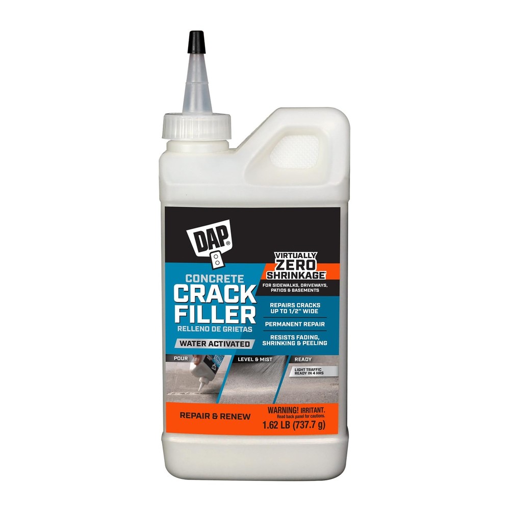 DAP Concrete Crack Filler, Gray, 1.62 lb 7079860500