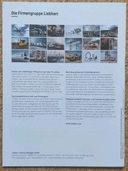 Brochure Liebherr R914 Compact Litronic Wheeled Excavator v 2024 German Excellent Condition