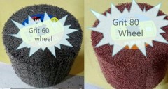 10 Burnishing Wheel Grit 60 Grit 80 for burnisher iron metal polish stain remove