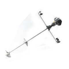 1/2 HP Paint Mixing Air Mixer 50 Gallon Stainless Steel Bucket Paint Mixer 200l