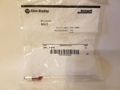 ALLEN BRADLEY A-B 800T-N362R Red 12V AC/DC LED Pilot Light Lamp 800TN362R