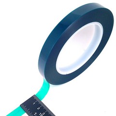1/2″ X 72 Yards HIGH TEMP Green Polyester Masking Heat Tape Powder Coating Paint
