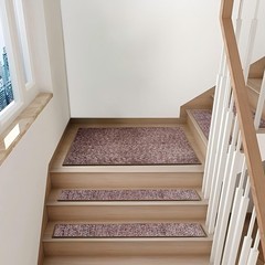 Non-Slip Carpet Stair Treads 15PCS, 8″x30″ Peel and Stick Stair Runner for Woode