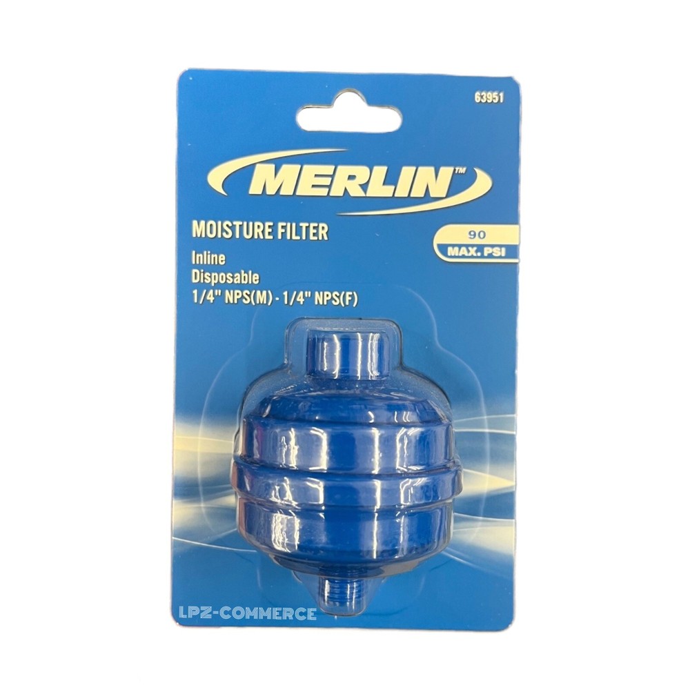 Blue Disposable Inline Moisture Filter Keep moisture & oil out of your paint
