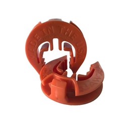Lock Jawz T-360 Electric Fence T-Post Insulator – High Viability Orange
