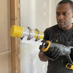 Paint Shaker, Spray Can Shaker for Reciprocating Saw, Fits Cans from 2” to 3”