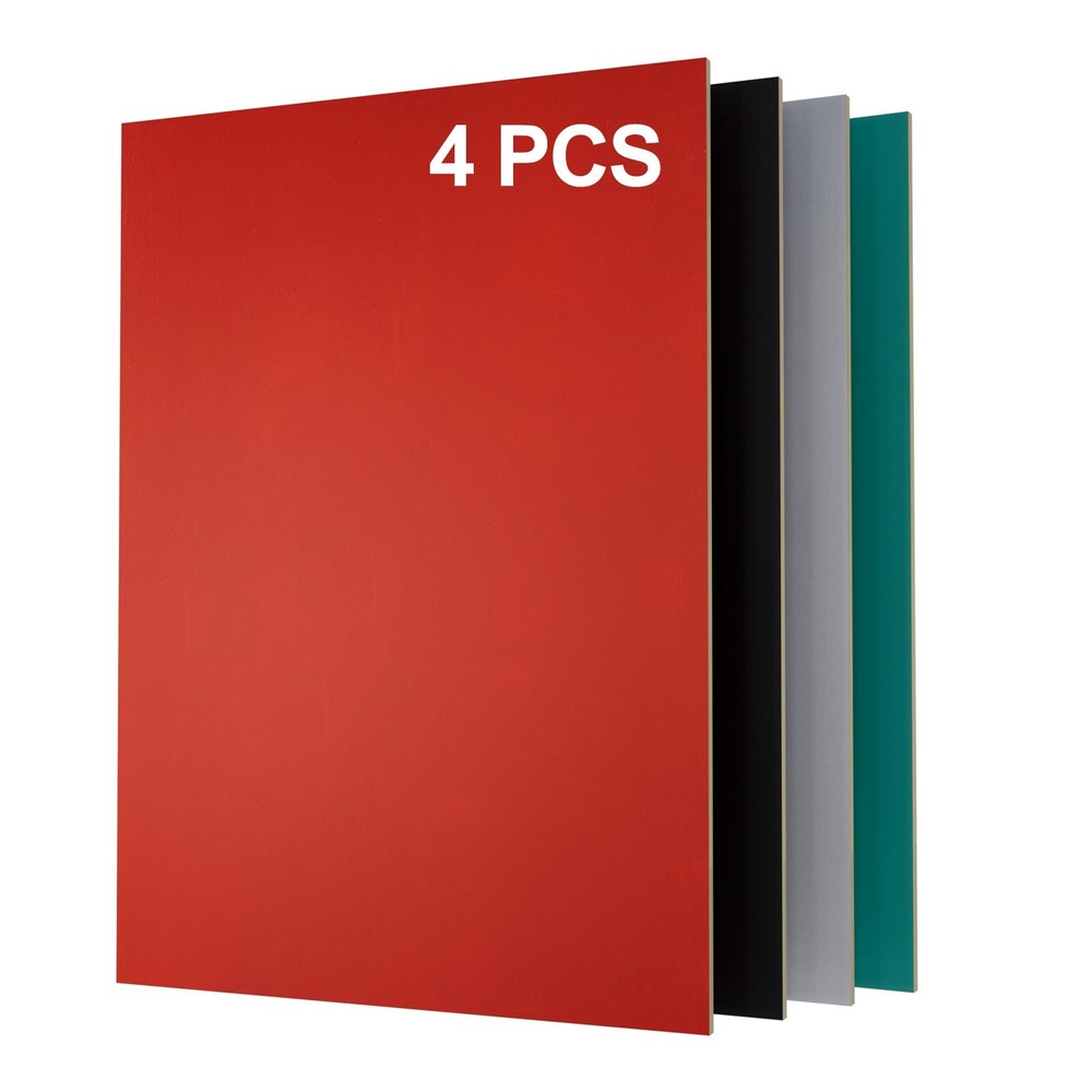 4pcs A4 Pre-painted Plywood Sheet 3mm Color Basswood for Laser Cutting Engraving
