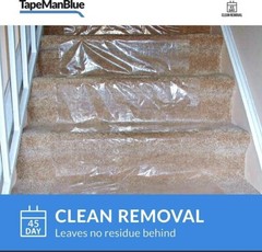 Carpet Protection Film 36″ x 200′ roll. Made in The USA! Easy Unwind, Clean. 2
