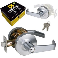 HISAFE X-XG-ET-70 Grade 2 Commercial Keyed Entry Door Lock Lever 26D Fire Rated