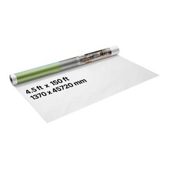 VEVOR 4.5 x 150 ft House Wrap 0.13 mm Thick Drop Cloth Vapor Barrier Covering