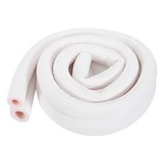 HVAC Copper Pipe Insulation Foam Tube 3/8″ 5/8″ ID Pipes 5ft White/Pink