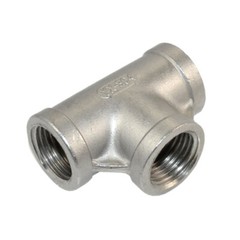 1/2″ inch NPT Tee T 3 way Female Threaded Pipe Fitting Stainless Steel SS 304
