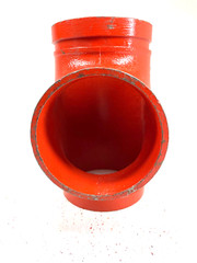 SPF Style ST-1 Straight Tee 4″ Grooved End IPS Pipe Size Fitting