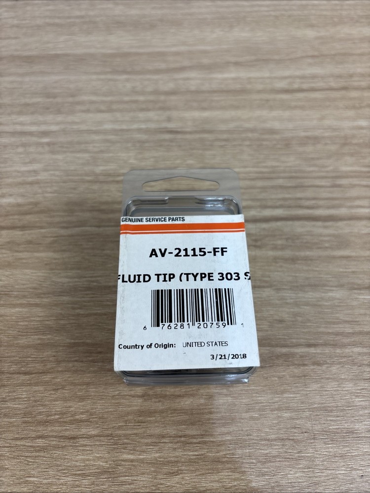 DeVILBISS AV-2115-FF Spray Gun Fluid Nozzle (Type 303 S.S.)